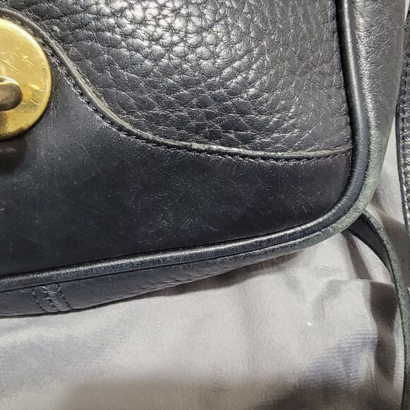 VTG Dooney & Bourke All Weather Leather Carrier Crossbody Purse - Picture 14 of 16